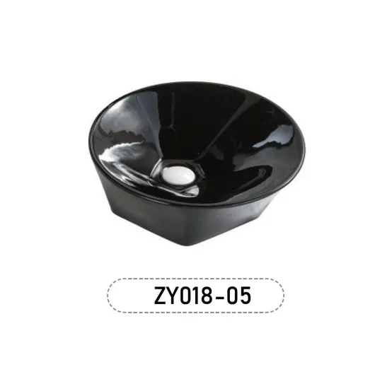 Factory Custom Frosted Black Sink Sink Art Basin