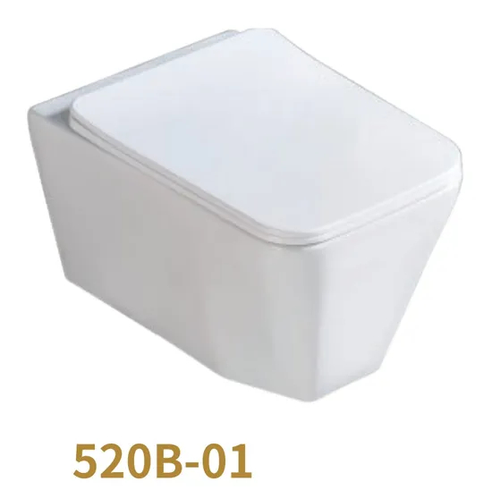 Color Popular Wc Ceramica Wall Hung Mounted Toilet