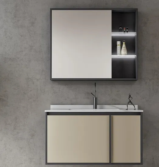 Luxury Bathroom Cabinet Basin Wall Mounted Solid Surface Bathroom Basins
