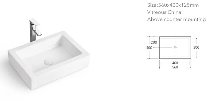 Sanitary Ware Modern Bathroom Art Ceramic Wash Basin From Chaozhou Factory