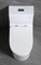 Water Saving One Piece Siphonic Toilet with Slow Down Seat Cover