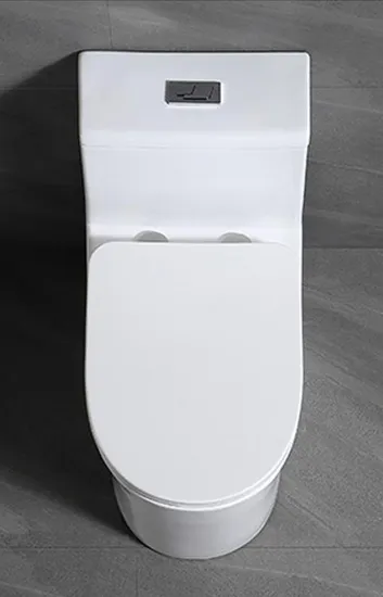 Water Saving One Piece Siphonic Toilet with Slow Down Seat Cover
