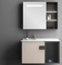 Modern Bathroom Cabinet Combination Hidden Style Mirror Cabinet Wash Basin