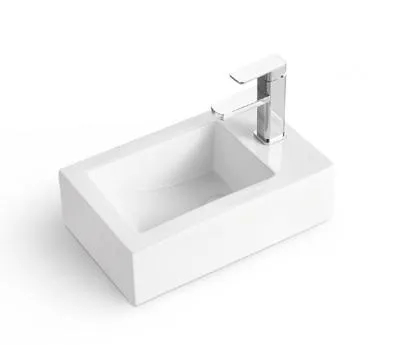 Good Quality Single Bowl Topmount Bathroom Wash Hand Sink Art Basin