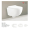 Custom Marble Wall Hung Toilet Bowl Ceramic Wc Toilet with Concealed Cistern
