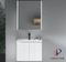 Manufacturer Thin Edge Bathroom Vanity Top Basin for Bathroom Cabinet Units