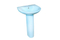 Ceramic Two Piece Toilet Colorful Sanitary Ware Bathroom Toilets Closet