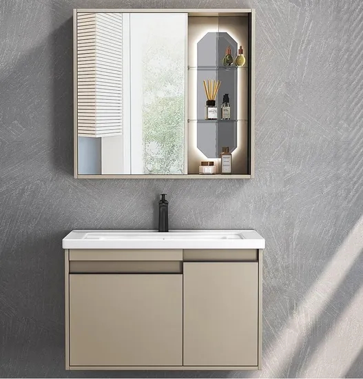 Guaranteed Quality Proper Price Bathroom Wash Basin with Mirror Cabinet