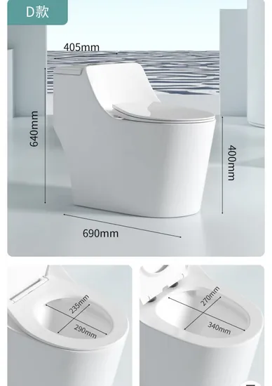 Classic Sanitary Ware Floor Mounted Bathroom One Piece Wc Toilet