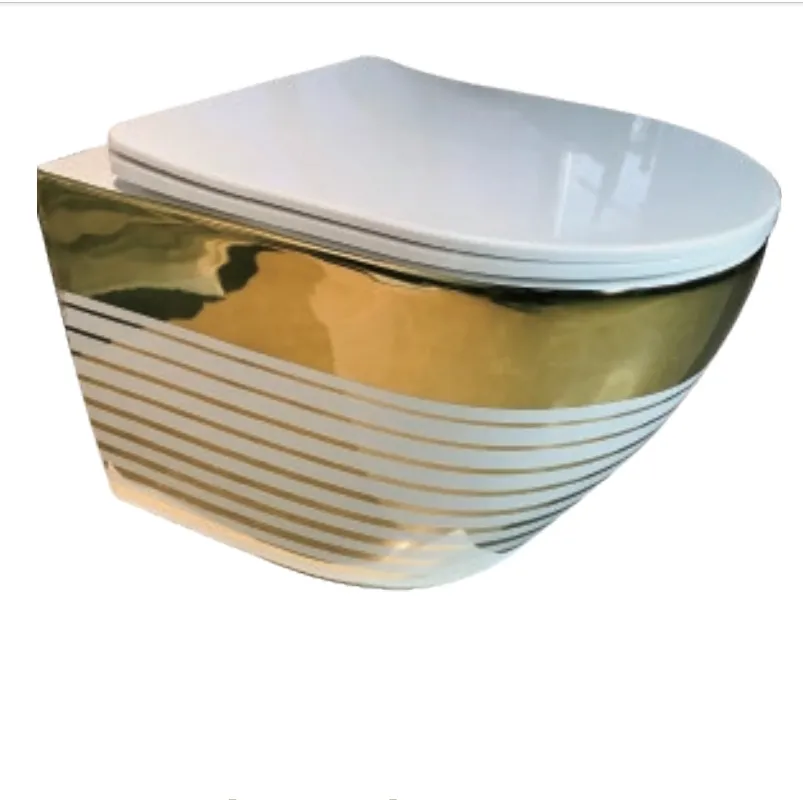 Sanitary Ware Water Toilet Soft Seat Wall Hung Luxury Toilet
