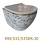Sanitary Ware Water Toilet Soft Seat Wall Hung Luxury Toilet