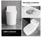 High Standards Toilet Cheap Siphonic S-Trap One Piece Toilet