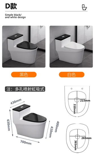 Ceramic Sanitaryware Bathroom Furniture Water Closet One Piece Toilet