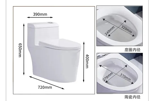 Ceramic Bathroom Sets Sanitary Ware Dual Flush Water Closet