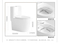 Chaozhou Manufacturer White Toilet Water Closet Bathroom