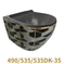 Custom Color Modern Bathroom Sanitary Ware P-Trap Wall Hung Toilet