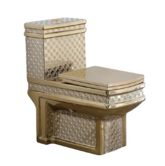 Sanitary Ware Water Closet Bathroom Ceramic Square One Piece Toilet
