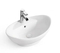 Popular Oval White Clear Ceramic Wash Hand Art Basin