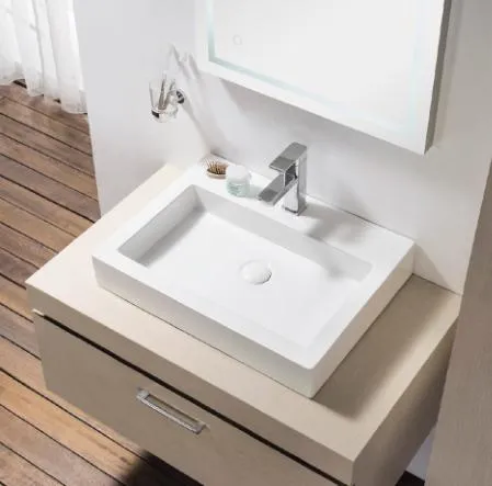 New Design Square Ceramic Bathroom Wash Hand Basin Art Basin