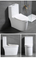 China Manufacturer Bathroom Sanitary Ware White Color One Piece Toilet