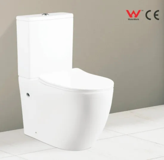 China Wholesale 2 Piece Toilet Matte Grey Ceramic Wc Flushing Toilet