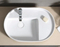 Bathroom Washbasin Sanitary Ware Ceramic Rectangle Lavatory Porcelain Art Wash Basin