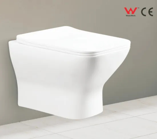 Wall-Hung Toilet Sanitary Ware Wall-Mounted Closestool 180mm P-Strap Toilet