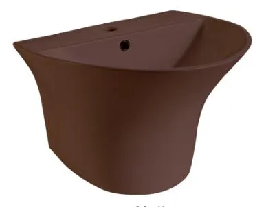Glazed Surface with Pedestalsanitary Ware Bathroom Basin Ceramic Wash Basin