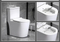 China Manufacturer Sanitary Ware One Piece Toilet Ceramic Water Closet