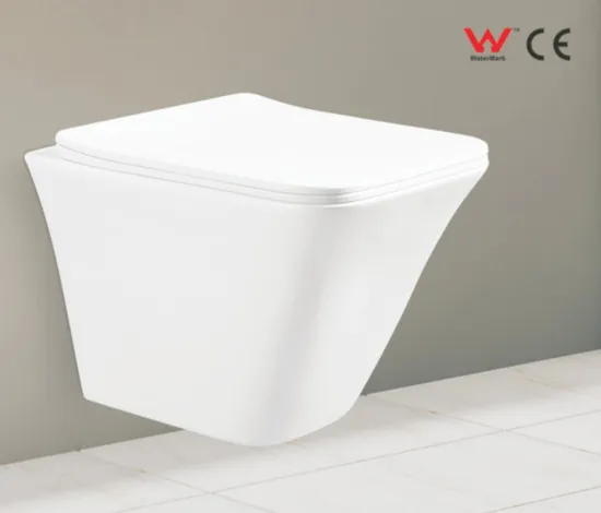 Chaozhou Factory Supply Wall Mounted Toilet 180mm P-Strap Wall-Hung Toilet