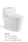 Chaozhou Factory Siphonic S Trap One Piece Toilet with Soft Seat Cover