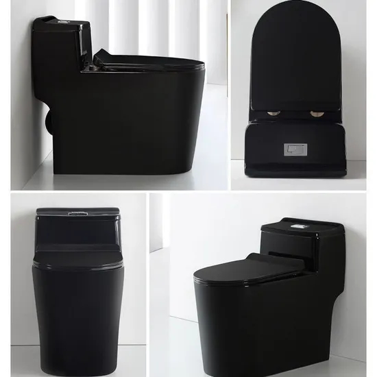 Siphonic Flush American Style Wc Water Ceramic Bathroom One Piece Toilet