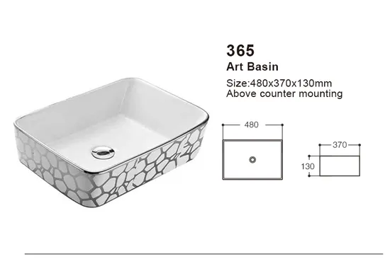 Ceramic Sink Multi-Color Art Basin Table Top Hand Wash Basin