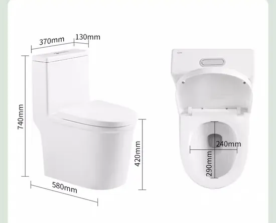 Factory Cheap Price Sanitary Ware One Piece Ceramic Toilet