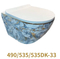 Sanitary Ware Toilet Floating Wc Bowl Hanging Mounted Rimless Wall Hung Toilet