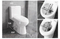High Standards Toilet Cheap Siphonic S-Trap One Piece Toilet