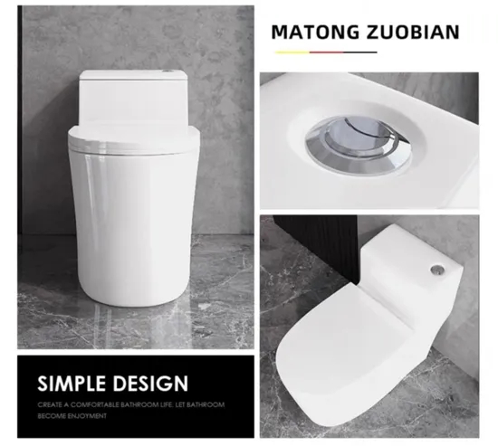 Luxury Sanitary Ware Water Closet Ceramic Bathroom Wc One Piece Toilets