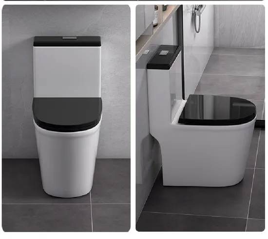 Chaozhou Manufacturer Bathroom Sanitary Ware White Glazed One Piece Toilet