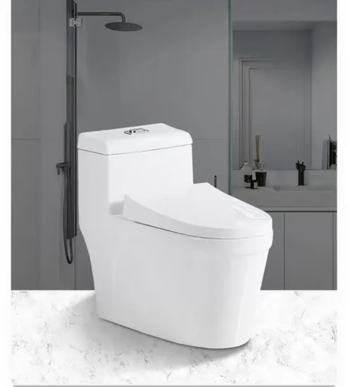Bathroom Ceramic One-Piece Toilet Bowl
