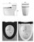Economical Hotel Bathroom Sanitary Ware Wc Siphonic One-Piece Water Closet