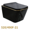 Water Closet Wall Hung Ceramic Rimless Wall-Hung Wc Toilet Set