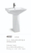 China Design Wholesale Sanitary Ware Bathroom Pedestal Wash Basin