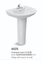 Modern Square Pedestal Washing Hand Basin for Bathroom