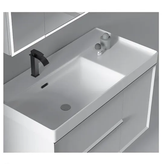 Luxury Bathroom Cabinet Basin Wall Mounted Solid Surface Bathroom Basins