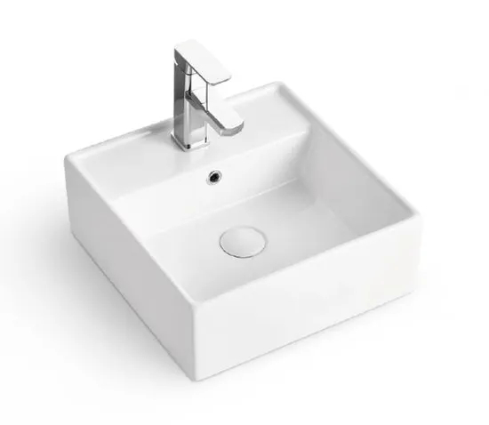 Rectangle Round Traingle Art Basins Countertop Ceramic Sink Bathroom Art Sinks