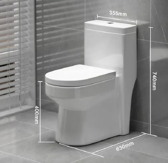 White Pulse Tankless One Piece Toilet Water Closet
