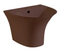 Popular Design Sanitaryware Ceramic Wall-Hung Half Pedestal Basin