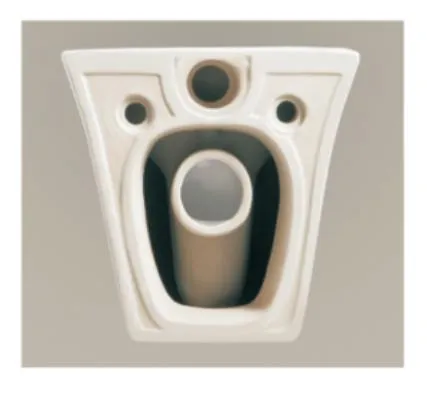 Chaozhou Factory Supply Wall Mounted Toilet 180mm P-Strap Wall-Hung Toilet