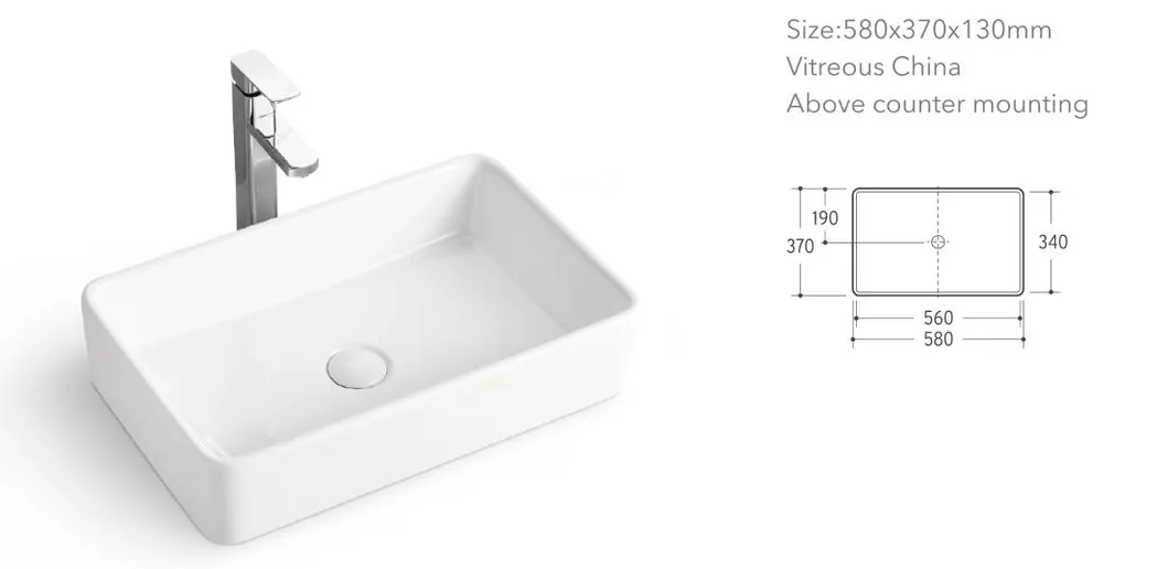 Sanitaryware Wc Bathroom The New Design Popular Top Counter Art Basin