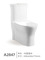 Water Closet Bathroom White Ceramic Square Wc Toilet Washdown One Piece Toilets